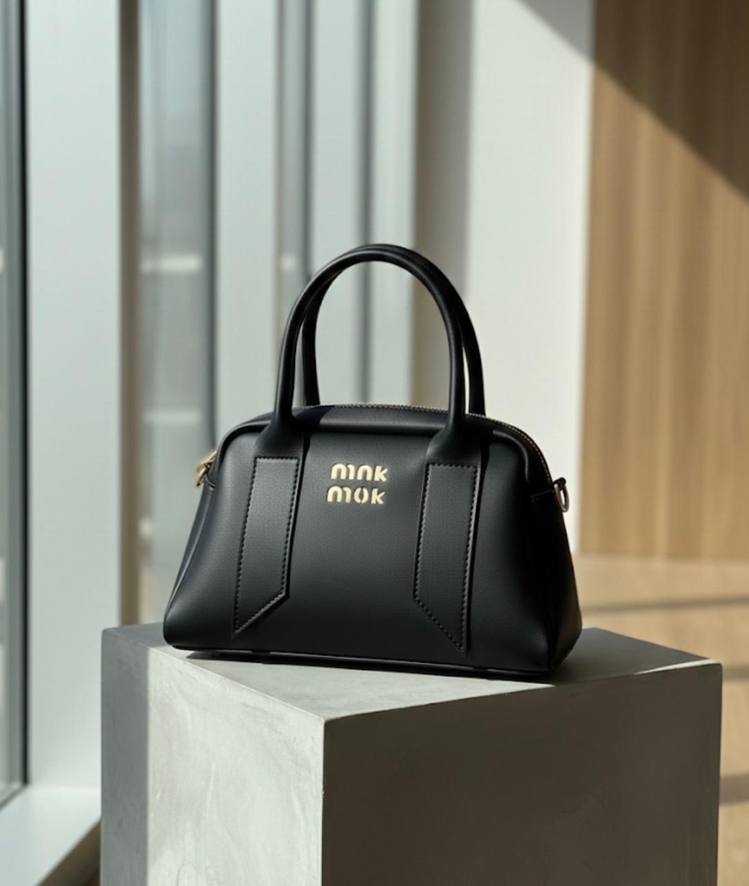 mnk imported leather bag