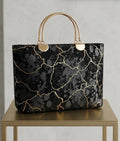 Black fancy Printed Bag