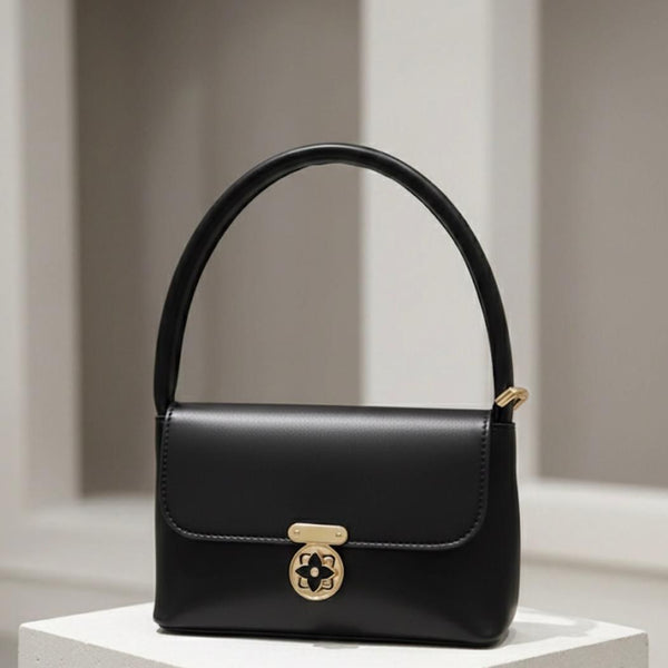 small leather handbag