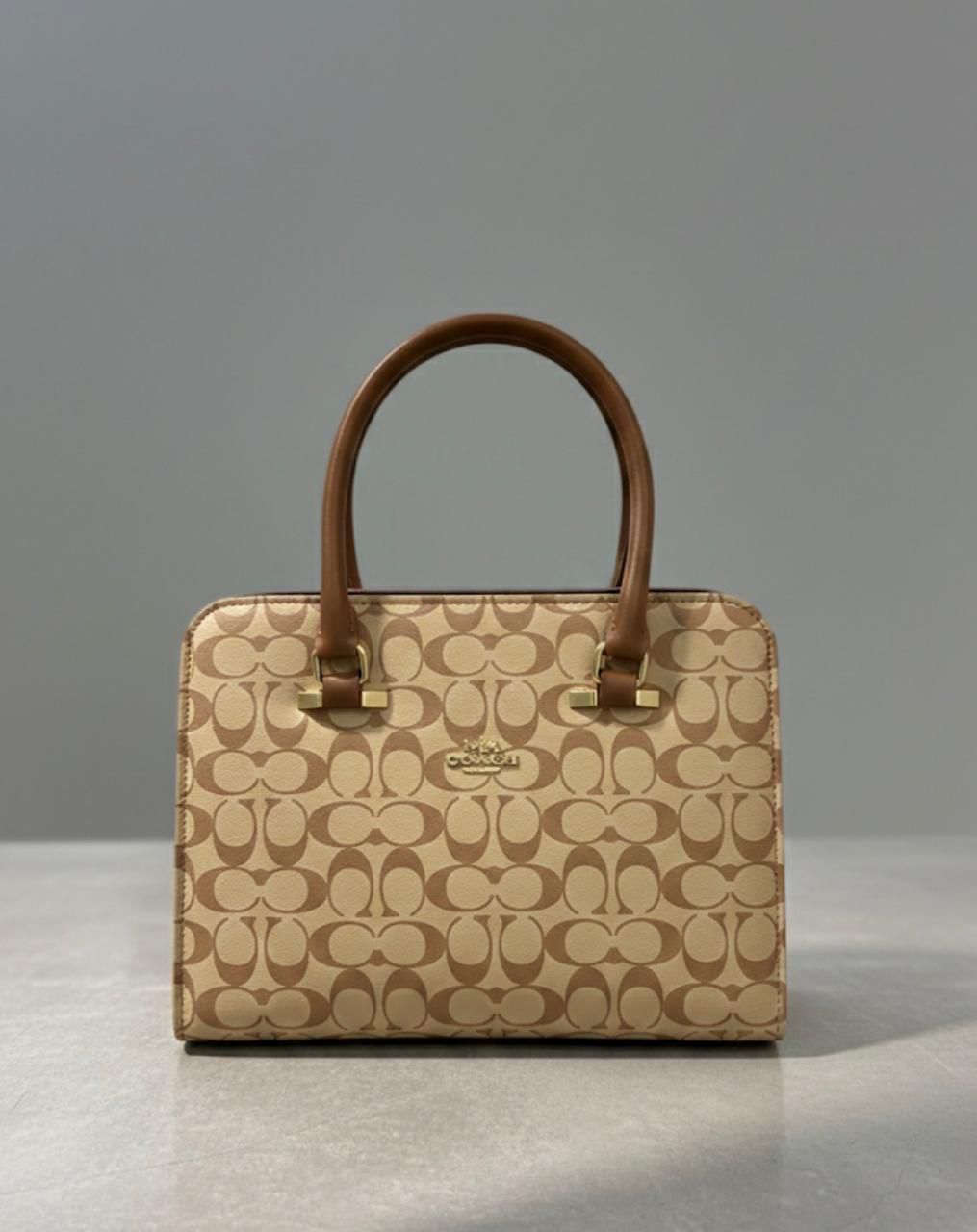 coach large size leather bag