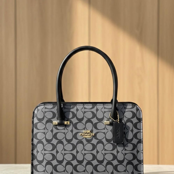 coach large size leather bag