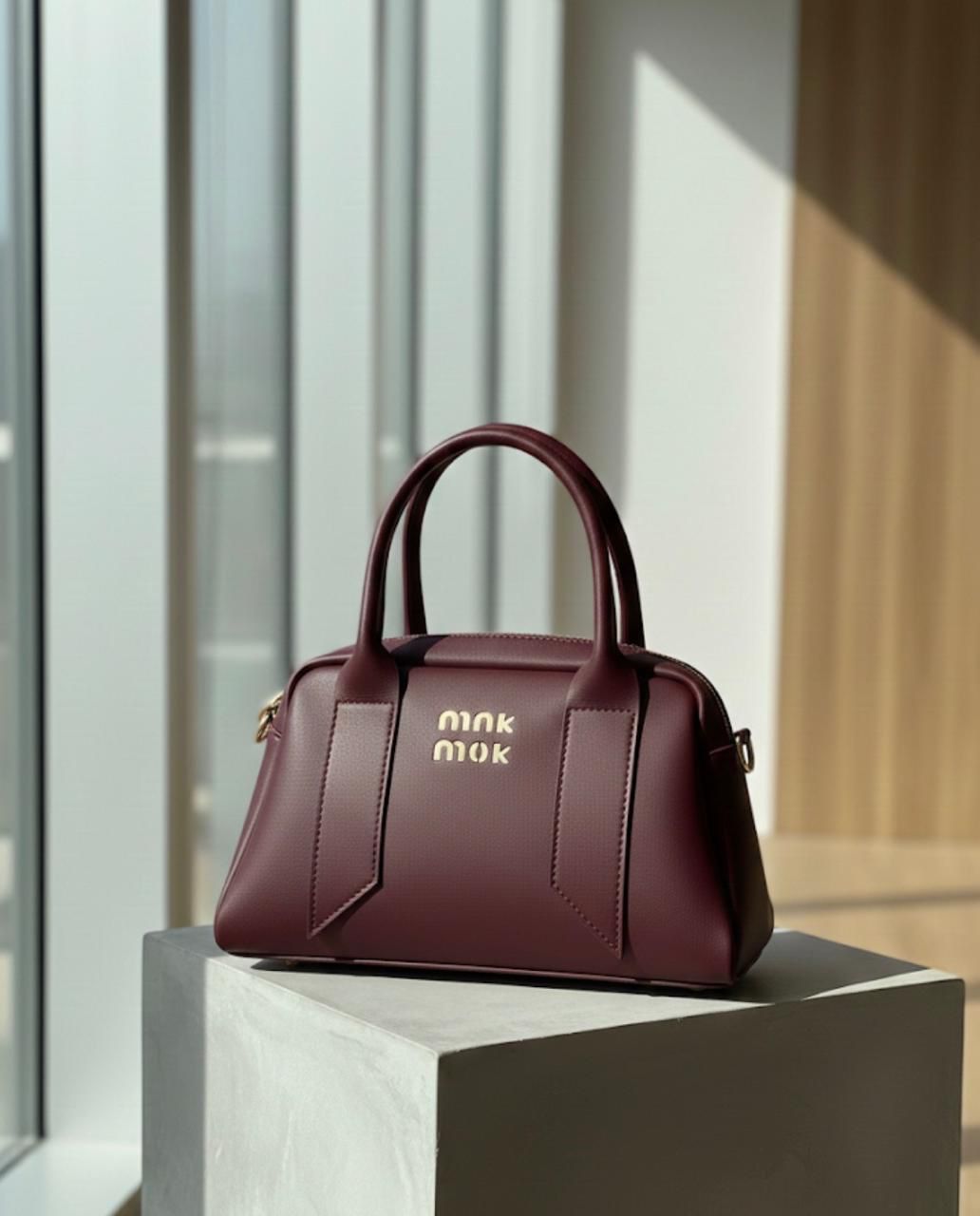 mnk imported leather bag