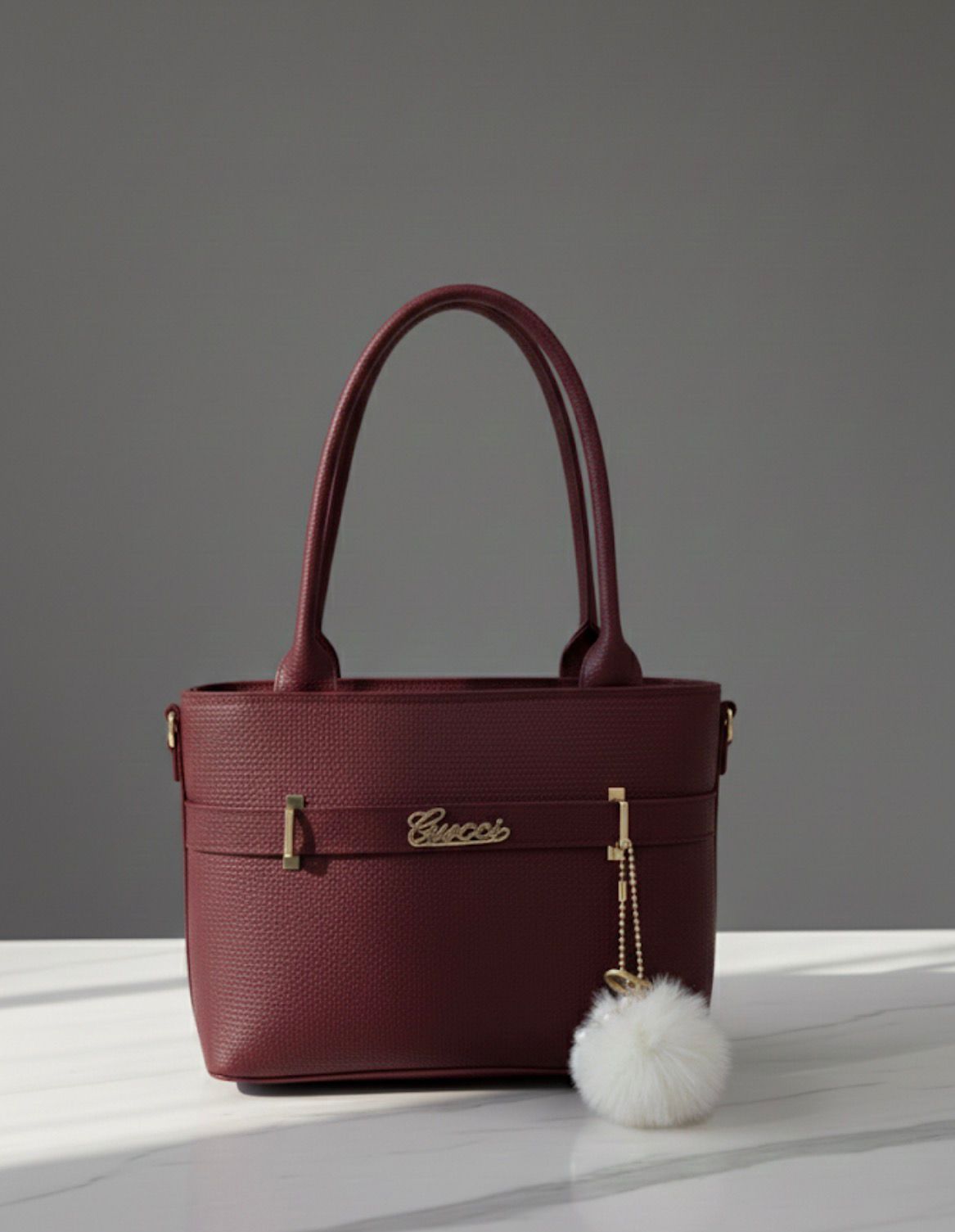 gucci medium size leather bag