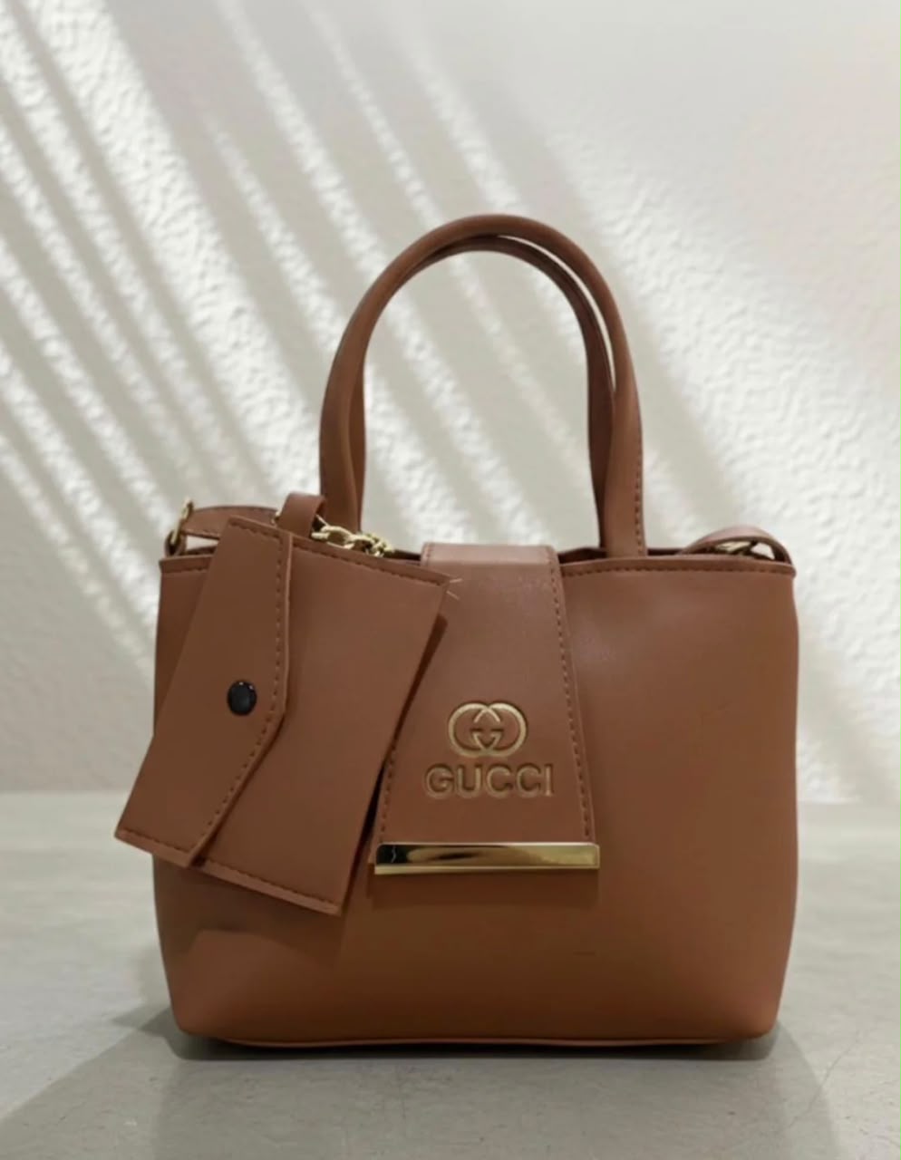 Leather Medium Bag ( 2 piece)
