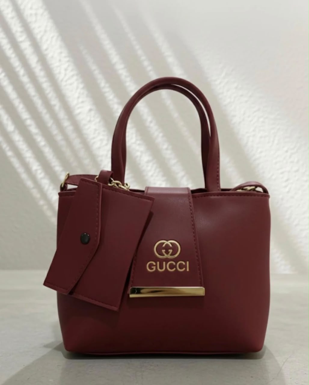 Leather Medium Bag ( 2 piece)