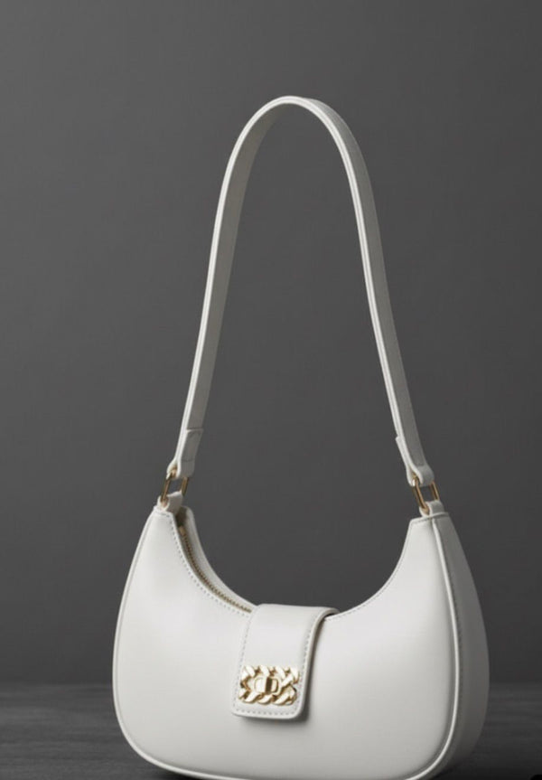 Leather Moon Bag