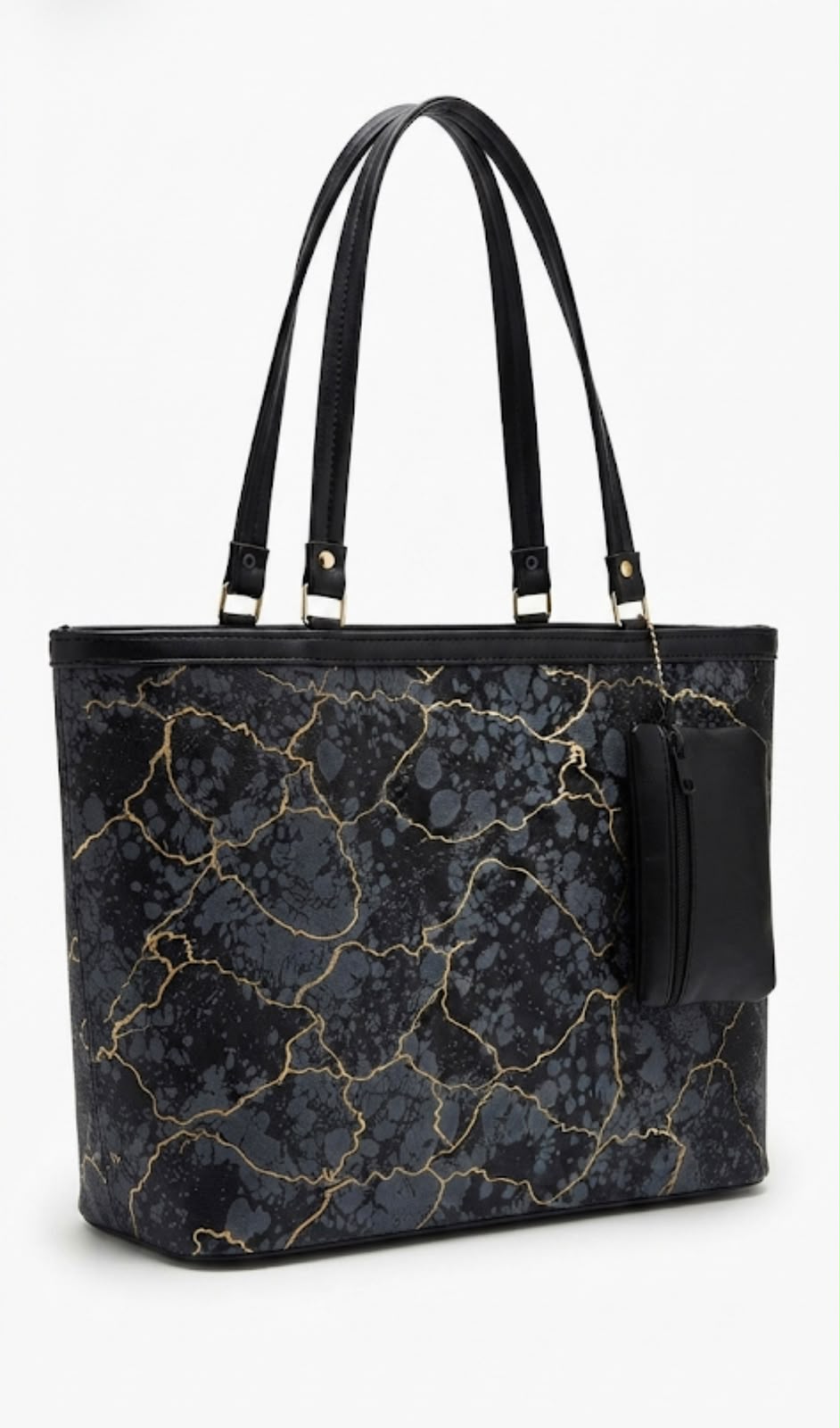 Black Printed Bag (Large)