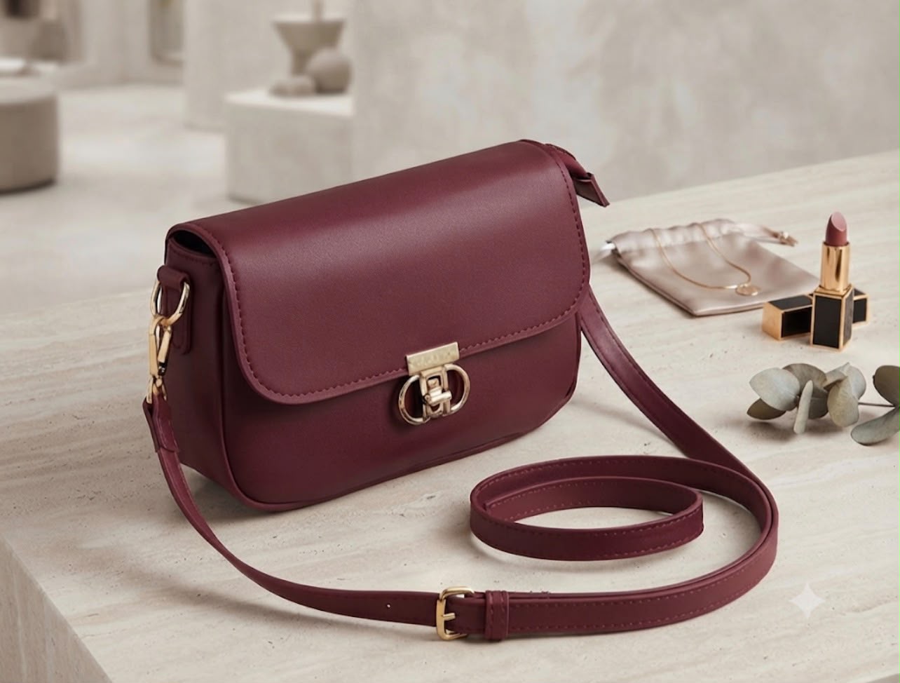 Leather CrossBody Bag