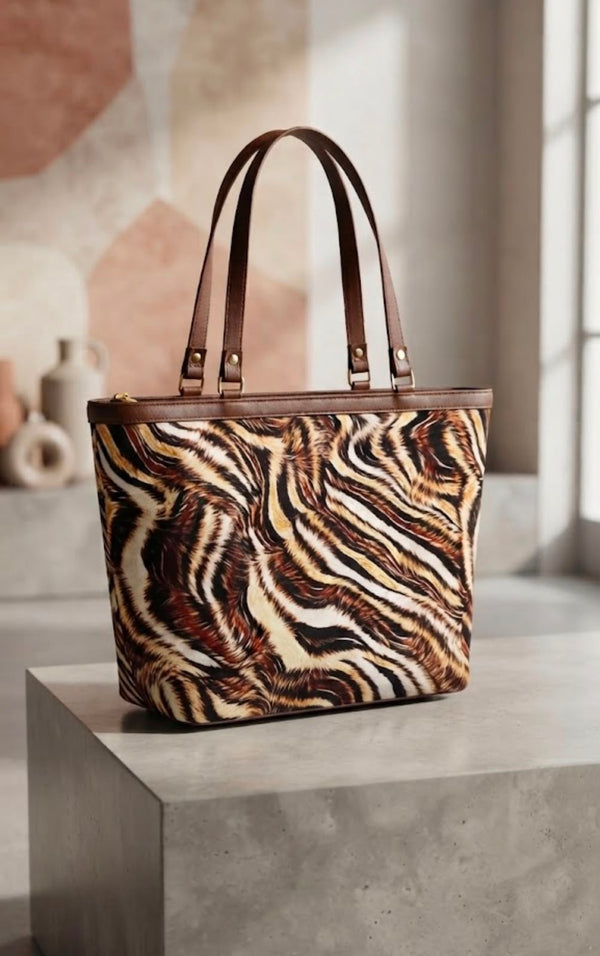 Safari Style Printed Bag