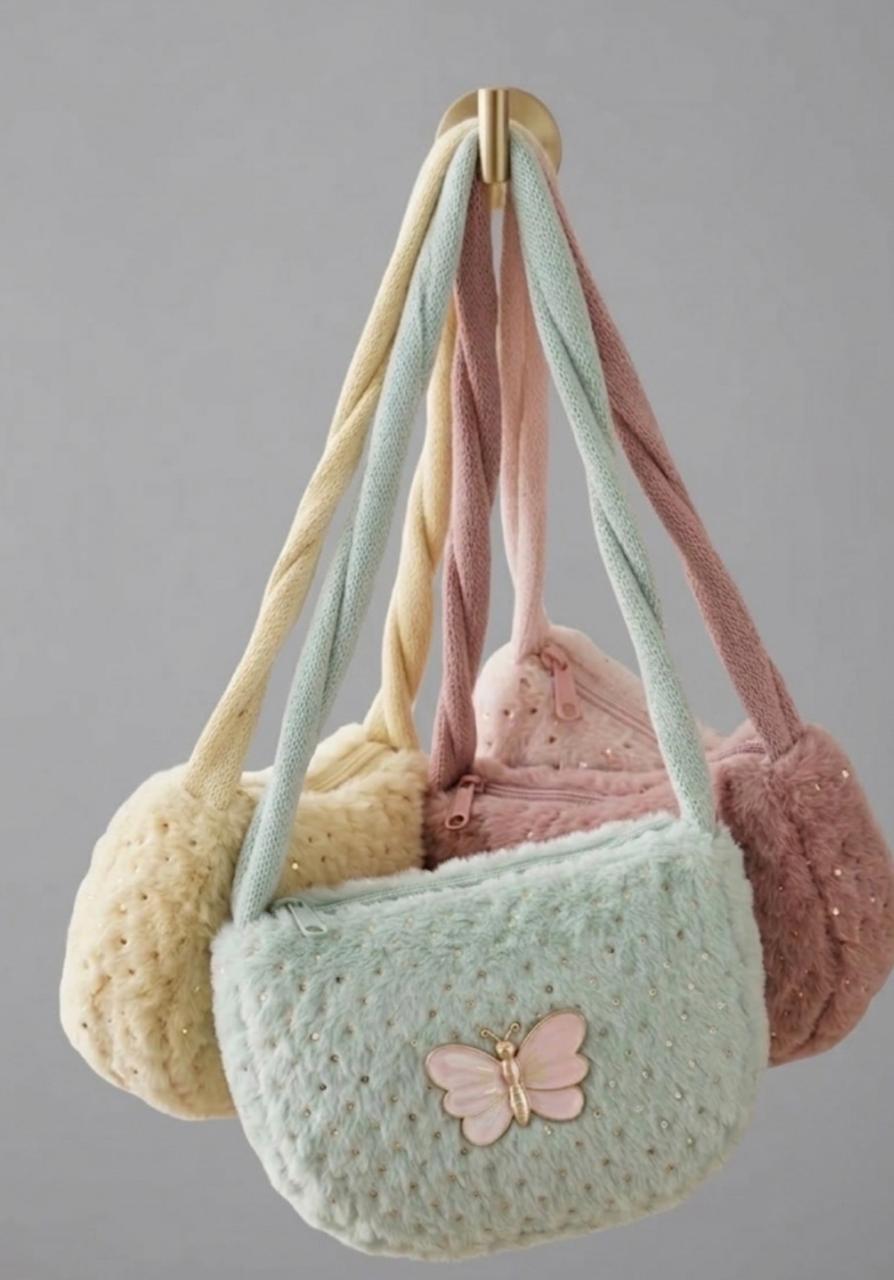 Butterfly Fur Bag
