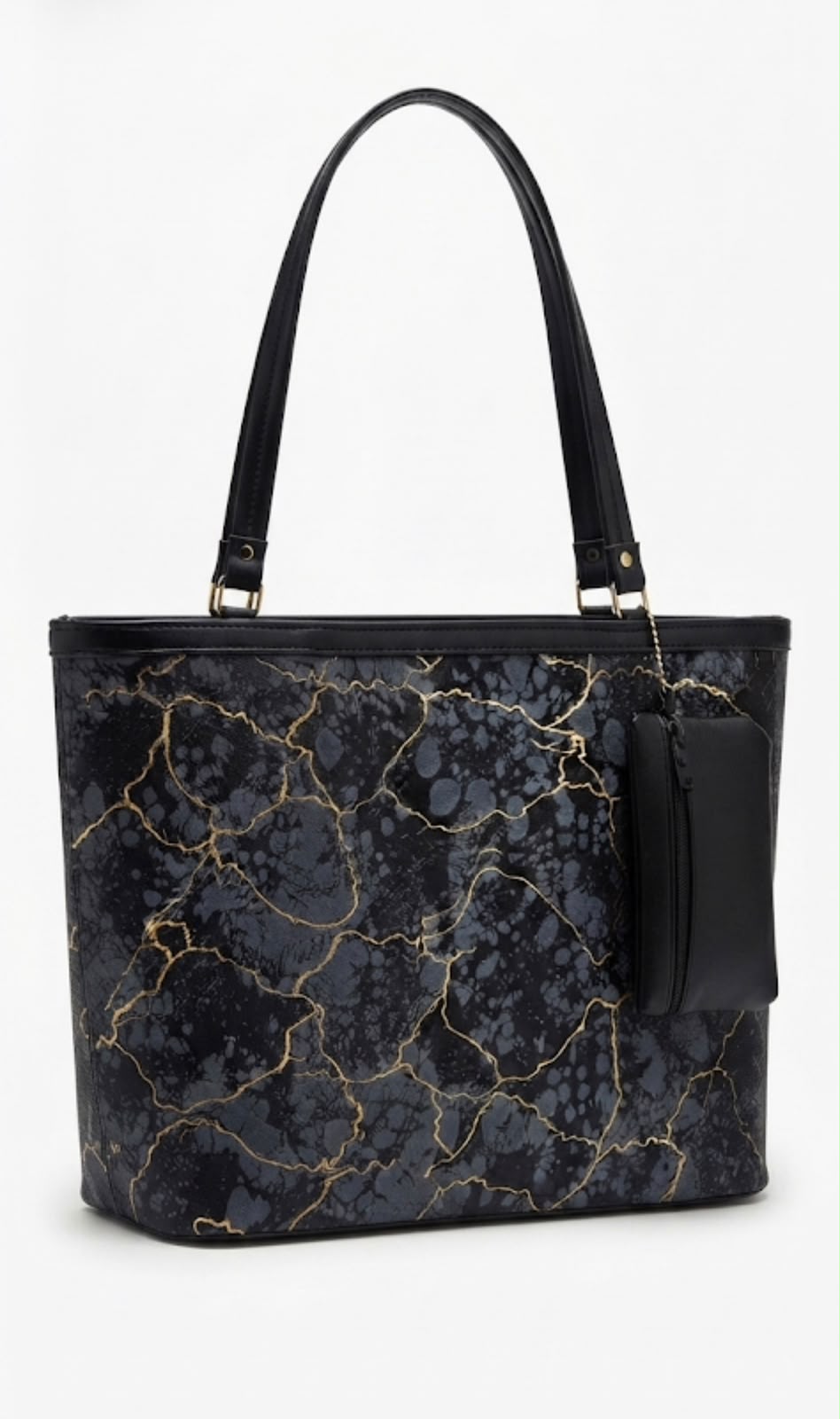 Black Printed Bag (Large)